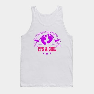 congratulations it's a girl Tank Top